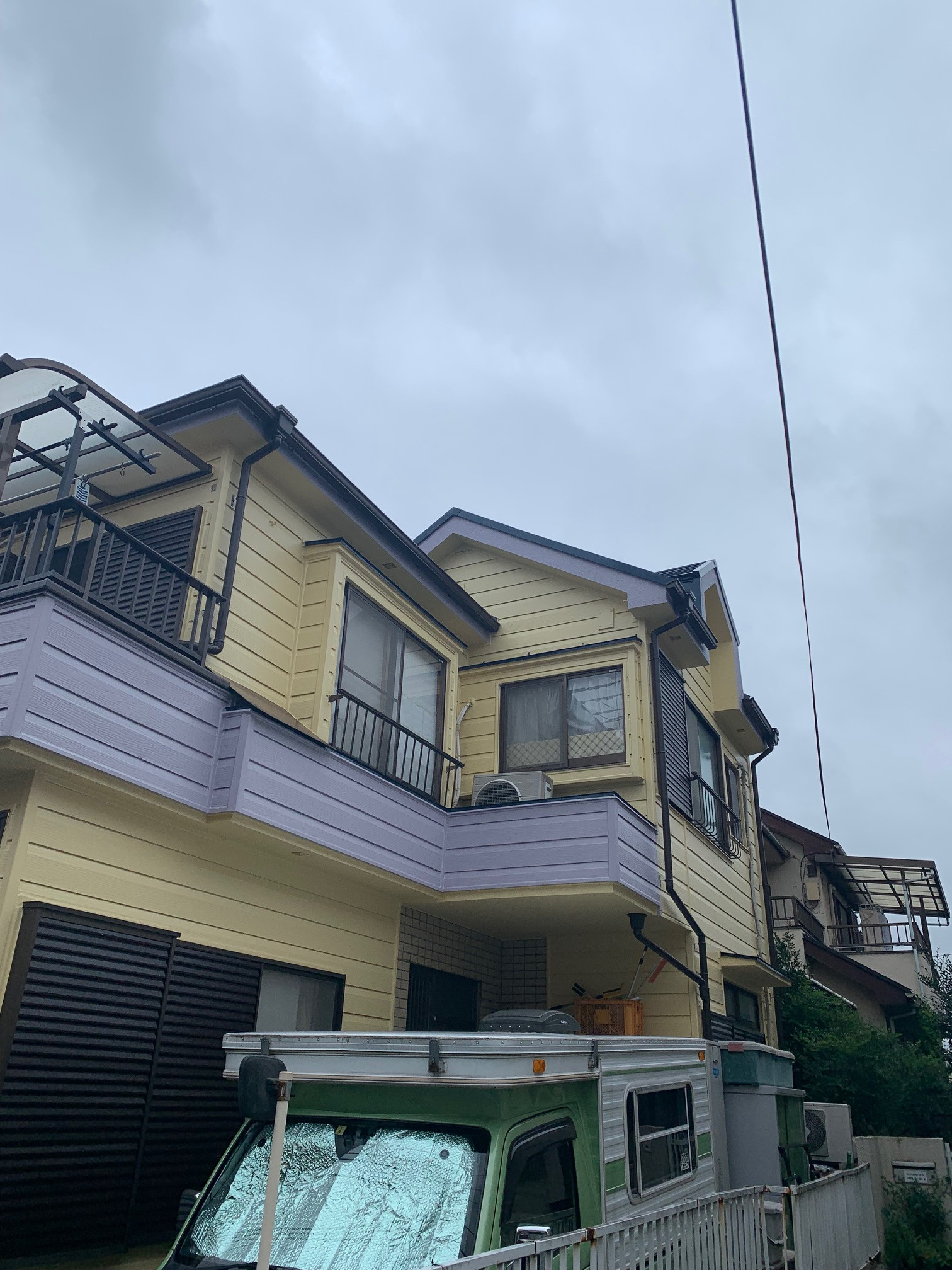 外壁工事　完了