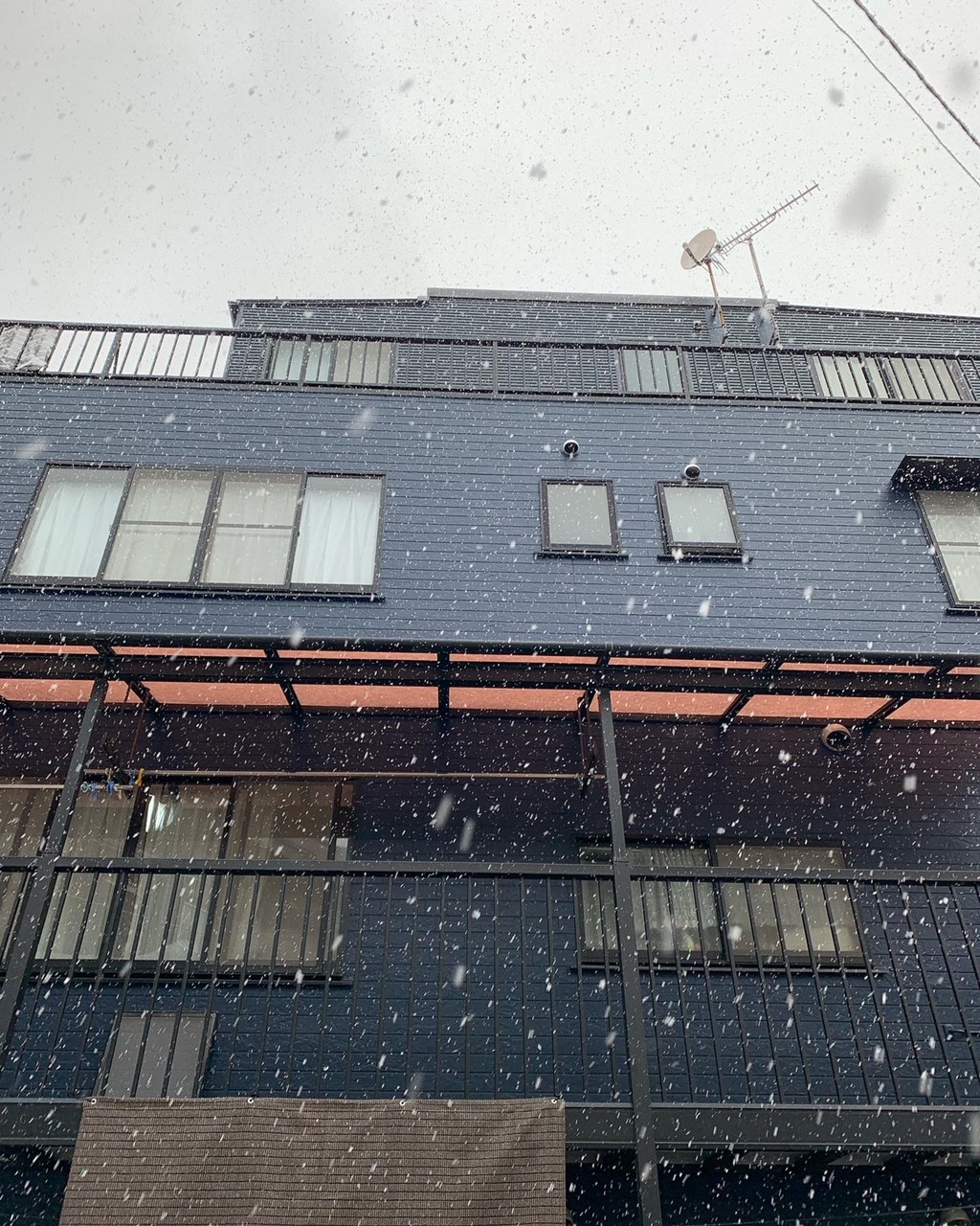 外壁工事　完了